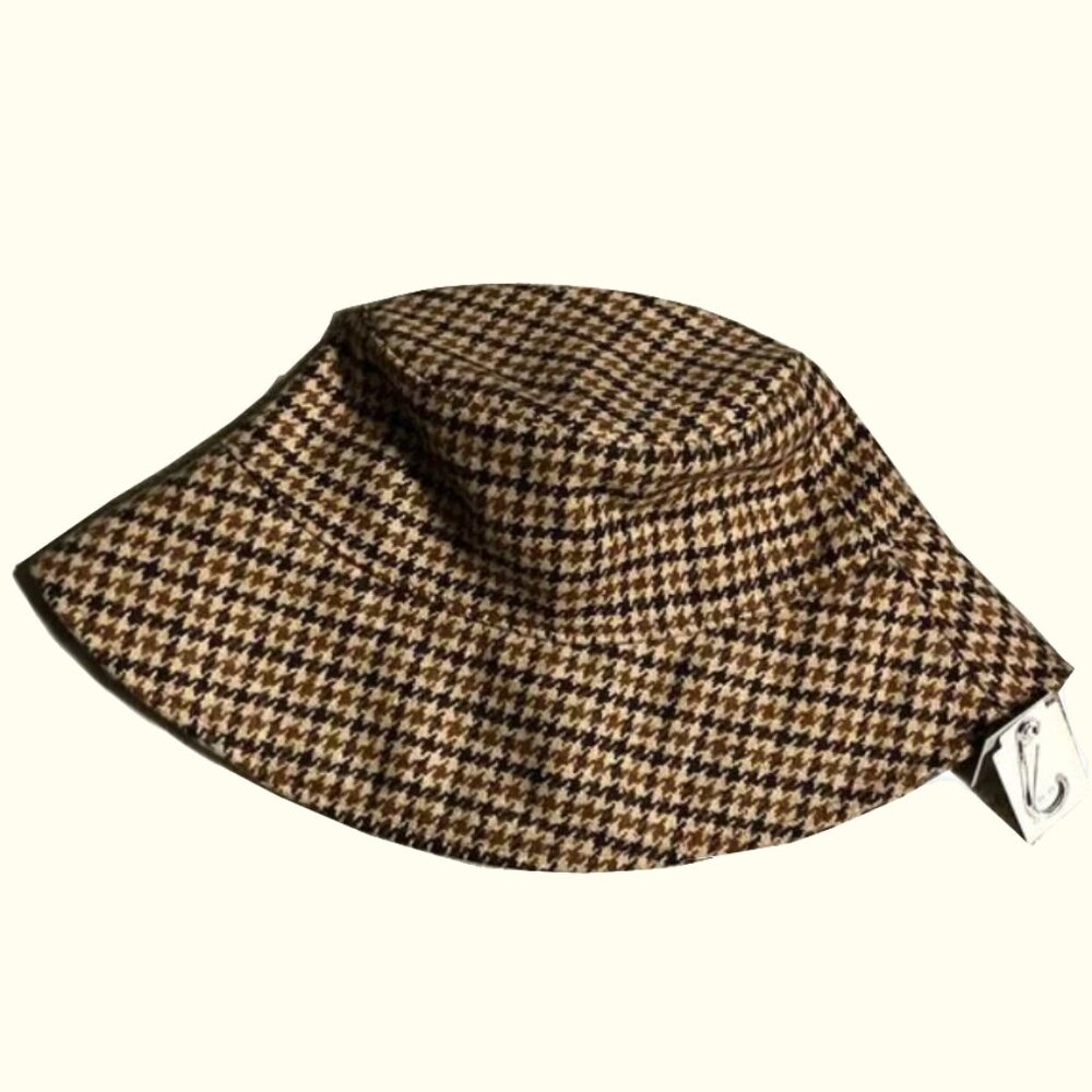 NWT A New Day Houndstooth Adjustable Bucket Hat - OS